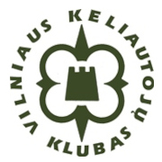 vilniaus keliautoju klubo logo 